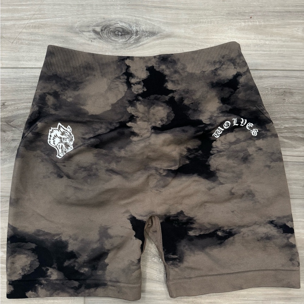 Darc Sport Black and Brown Athletic Shorts